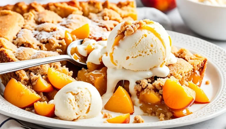 Peach Cobbler with Cake Mix