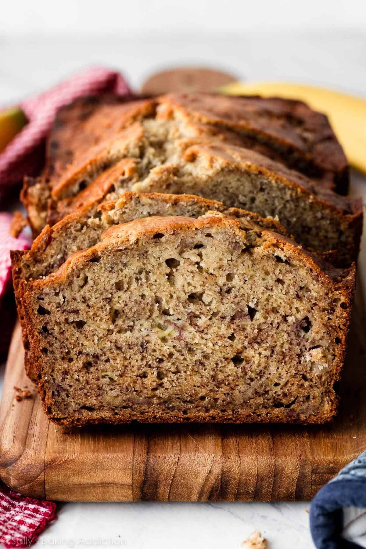 4 ingredient banana bread