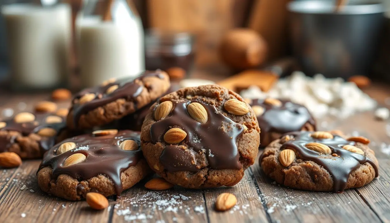 Chocolate Almond Butter Cookies