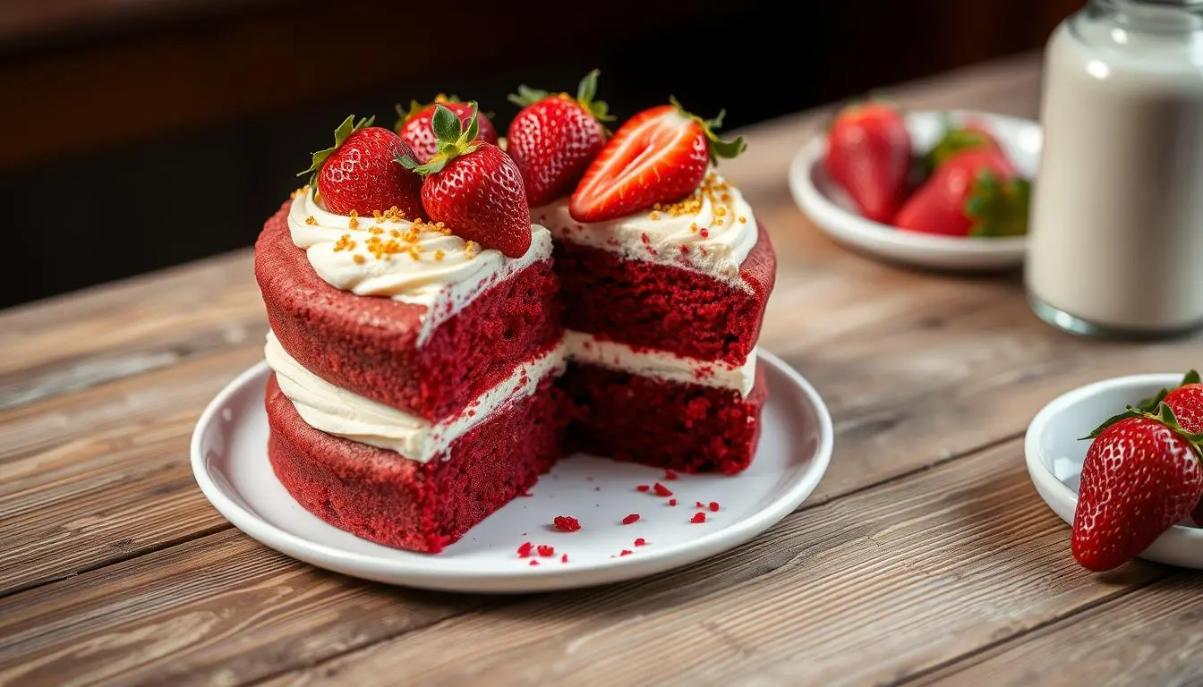 Red Velvet Cookie Cake