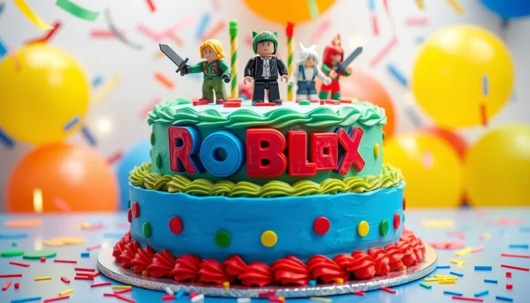 Roblox Birthday Cake for Boy