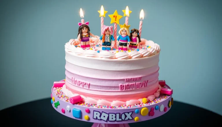 Roblox Birthday Cake for Girl